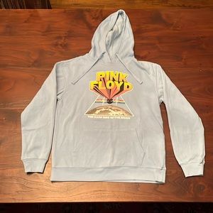 Pink Floyd The Dark Side of the Moon Light Blue MEDIUM Hoodie